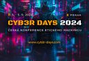Pozvánka na konferenci CYB3R DAYS 2024