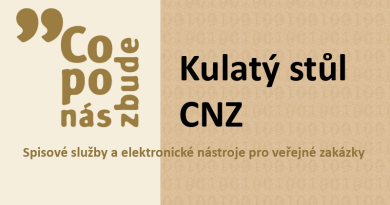 Kulatý stůl CNZ – Spisové služby a elektronické nástroje pro veřejné zakázky