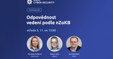 Odpovědnost vedení podle nového zákona o kybernetické bezpečnosti Odpovědnost vedení podle nového zákona o kybernetické bezpečnosti