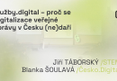 Služby.digital – proč se digitalizace veřejné správy v&nbsp;Česku (ne)daří – záznam